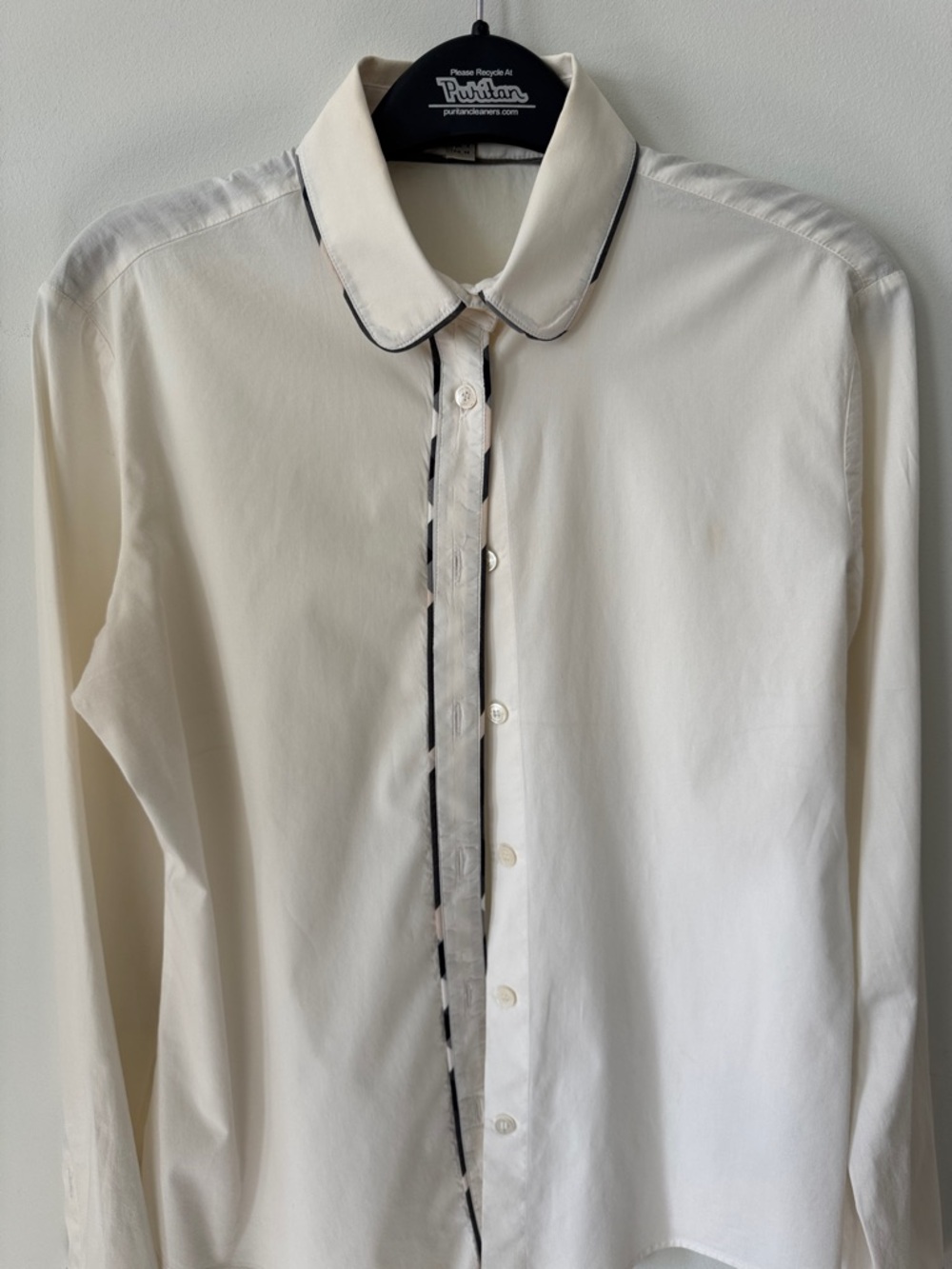 Burberry Button Front Shirt Size 6 - Picture 2 of 8